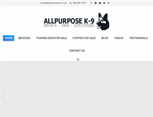 Tablet Screenshot of allpurposek-9.com